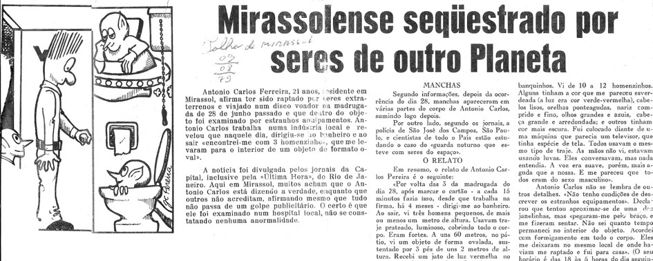 Abdução em Mirassol