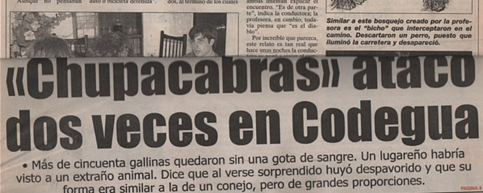 Chupacabras Ataca no Chile