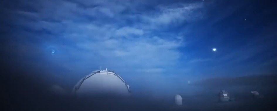 Estranho fenômeno luminoso observado sobre o Havaí