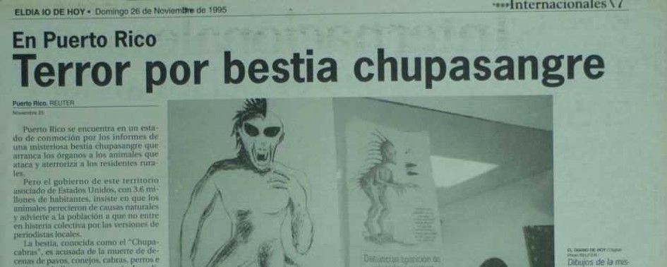 O Chupacabras em Porto Rico